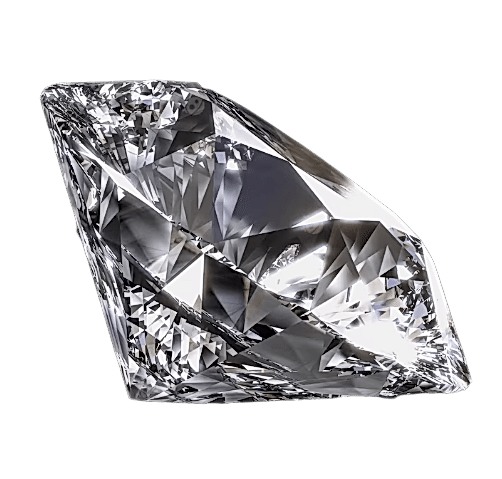 Siyah zemin üzerine pırlanta.